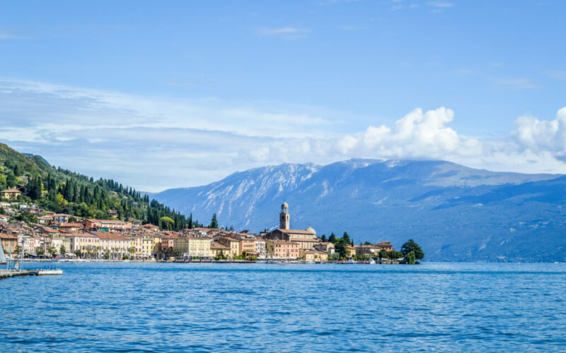 View of the Garda Lake at Salò - Italy