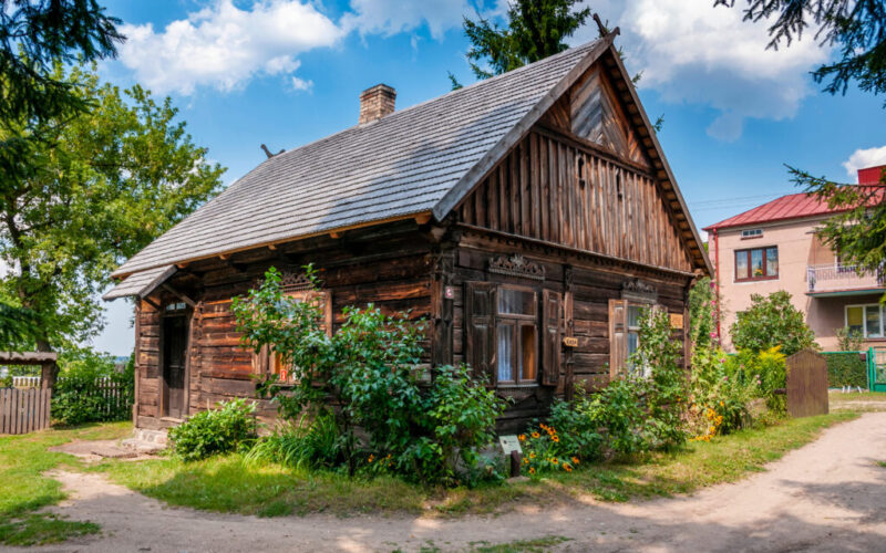 Kurpiowski open-air museum in Nowogrod, Podlaskie Voivodeship, Poland